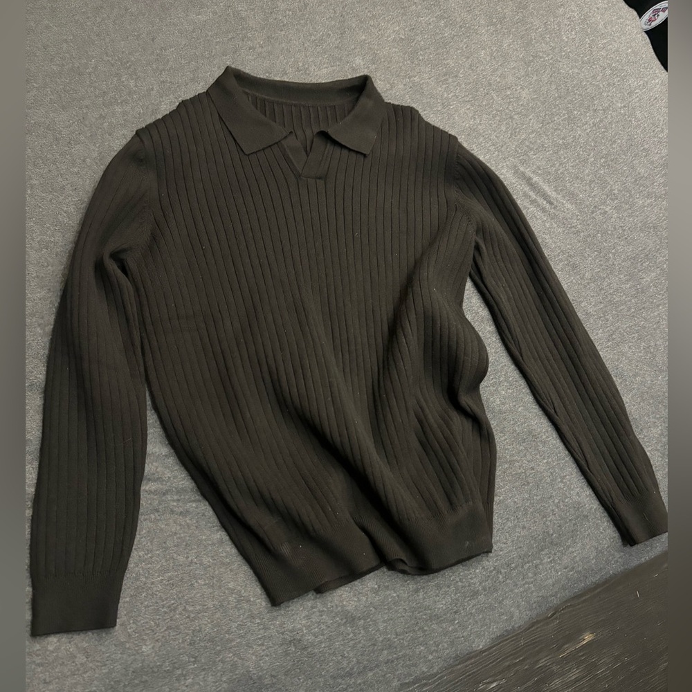 Black dress shirt